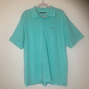 Greg Norman Collection Blue Polo Shirt Casual Comfort